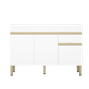 Ver imagem 3 de Balcão para Pia 120cm 3 Portas 1 Gaveta Line Supremo