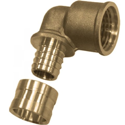 Cotovelo Fêmea Pex Água 25x3/4" Kit C/ 4 Unid. Emmeti