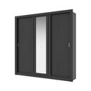 Ver imagem 6 de Guarda-roupa Casal 3 Portas Doha Lux Carraro Ripado