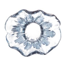 Vaso de Vidro Italy Azul 13,5cm X 11cm X 14cm - Lyor - 2