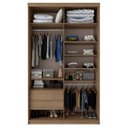 Ver imagem 3 de Guarda Roupa Solteiro Com Espelho 2 Portas Em Perfect Lugano