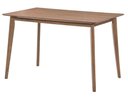 Ver imagem 1 de Mesa de Jantar Escandinava Tampo Mdf Cor Nogueira 120cm - 38172