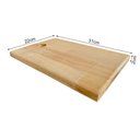 Ver imagem 5 de Kit 10 Tabuas de Corte Madeira + 10 Facas Inox 31x22