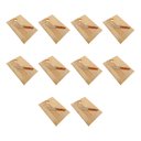 Ver imagem 1 de Kit 10 Tabuas de Corte Madeira + 10 Facas Inox 31x22