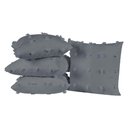 Ver imagem 1 de Kit 4 Almofadas Cheias para Sofá 45x45cm Sofist Micro Percal 300 Fios - Cinza