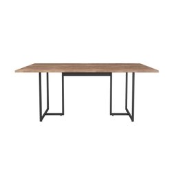 Mesa de Reunião Industrial 180x90cm Prime PR-23 6 Lugares Espresso Móveis - 4