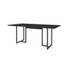 Mesa de Reunião Industrial 180x90cm Prime PR-23 6 Lugares Espresso Móveis - 2