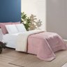 Coberdrom Cobertor Meggy Poá Solteiro Sherpa Manta Flannel Bolinhas - Rosa - 2