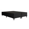 Cama Box Queen 1,58 m com 38cm de Altura Prince Suede Preto - 1
