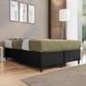 Cama Box Queen 1,58 m com 38cm de Altura Prince Suede Preto - 2