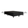 Cama Box Queen 1,58 m com 38cm de Altura Prince Suede Preto - 4