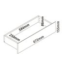 Ver imagem 7 de Rack com Painel para TV até 90 Polegadas 100% MDF Ripado com LED 250CMX228.8cm Nobre Naturale/Off White