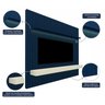 Painel para TV até 85 Polegadas Ripado com LED Nobre 230cm Gelius Móveis - 5