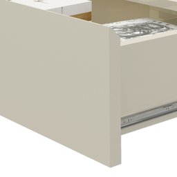 Painel para TV até 90 Polegadas Impressão Ripada com LED com Gaveta 220cm 100% MDF Requinte - 9