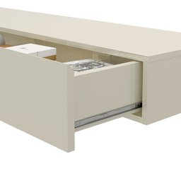 Painel para TV até 90 Polegadas Impressão Ripada com LED com Gaveta 220cm 100% MDF Requinte - 10