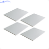 Kit 4 Prateleira Branca 40X35 Tampo Tabua Mdf  Organizadora Decoração Cozinha Quarto Banheiro Sala - 2