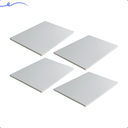 Ver imagem 2 de Kit 4 Prateleira Branca 40X35 Tampo Tabua Mdf Organizadora Decoração Cozinha Quarto Banheiro Sala