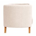 Ver imagem 5 de Sofá Oslo 3 Lugares 210cm Base Madeira Bouclé Off White - Sallar Home