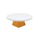 Ver imagem 1 de Prato com Pé de Bambu e Mármore 30 Cm Ecokitchen Mimo Style