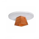 Ver imagem 2 de Prato com Pé de Bambu e Mármore 30 Cm Ecokitchen Mimo Style