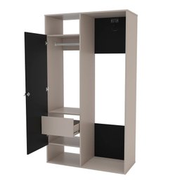 Armário Multiuso 1 Porta 1 Gaveta e Suporte para Bicicleta Nepal - 1 Armário Multiuso 1 Porta 1 Gaveta e Suporte para Bicicleta Nepal - 1