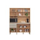 Ver imagem 6 de Kit Cozinha Austin 1.65 Linea Brasil Cinza/Jequitibá/Gris Fosco