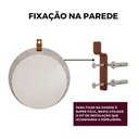 Ver imagem 7 de Espelheira Espelho para Banheiro Lavabo Lua 60cm Cappuccino