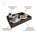 Ver imagem 4 de Bandeja Decorativa para Servir Café Cantinho do Café na Cama