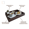 Bandeja Decorativa para Servir Café Cantinho do Café na Cama - 4