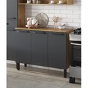 Ver imagem 1 de Balcão de Cozinha 105cm 3 Portas Veneza Itatiaia