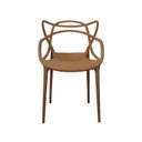 Ver imagem 2 de Cadeira Polipropileno Alegra Espresso Móveis