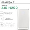 Purificador de ar Purifik Air H200 - 220v - Filtro HEPA - 2