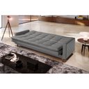 Ver imagem 2 de Sofá Cama 03 Lugares Reclinável