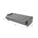Ver imagem 4 de Sofá Cama 03 Lugares Reclinável