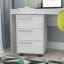 Ver imagem 1 de Gaveteiro com 3 Gavetas e Rodízios B26 - Branco