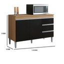 Ver imagem 3 de Balcão Andréia Cozinha 120cm Ajl Móveis