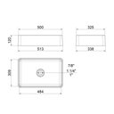 Ver imagem 3 de Cuba de Apoio Docolbloc 50x32 12987212122 Retangular Concreto Natural