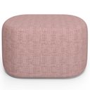 Ver imagem 3 de Puff Decorativo Orgânico para Living Quarto 70cm Doha W01 Linho Rosa - Lyam Decor