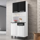 Ver imagem 1 de Cozinha Compacta em Aço 4 Portas 1 Gaveta 80cm Pratika Itatiaia