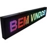 Painel Letreiro Led Digital 130x40 Externo Luiz Rgb Wifi :110v - 2