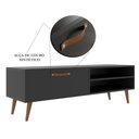 Ver imagem 4 de Rack de Tv até 43 Pol. Ávila com 1 Porta - Preto