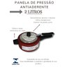Panela de Pressão Antiaderente Teflon Alumínio Imperial 2L selo inmetro - 4