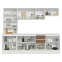 Ver imagem 6 de Armário de Cozinha Completa 100% Mdf 240 Cm Branco/rustic/crema Smart Madesa 01