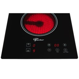 Cooktop 2Q Elétrico Mesa Vitrocerâmica Touch 220V Fischer - 2