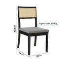 Ver imagem 4 de Conjunto 2 Cadeiras Madeira Maciça Tiê CabeCasa MadeiraOriginals