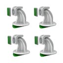 Ver imagem 1 de Prendedor de porta magnético adesivo para porta pivotante Branco - 4 unidades