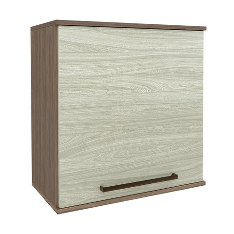 Armario Evolution Plus Aereo 60cm 1 Porta Tannat/Legno Crema Batrol