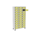 Ver imagem 1 de Armário Porta Objetos De Aço 30 Portas Amarelo
