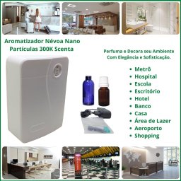 Aromatizador Névoa Nano Partículas 300k Branco Scenta - 2