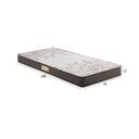 Ver imagem 2 de Colchão Solteiro Espuma D26 Liso 78x188x12cm Ecoflex Marrom